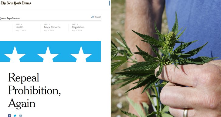 New York Times, Kampanj, Marijuana, Legalisering, USA
